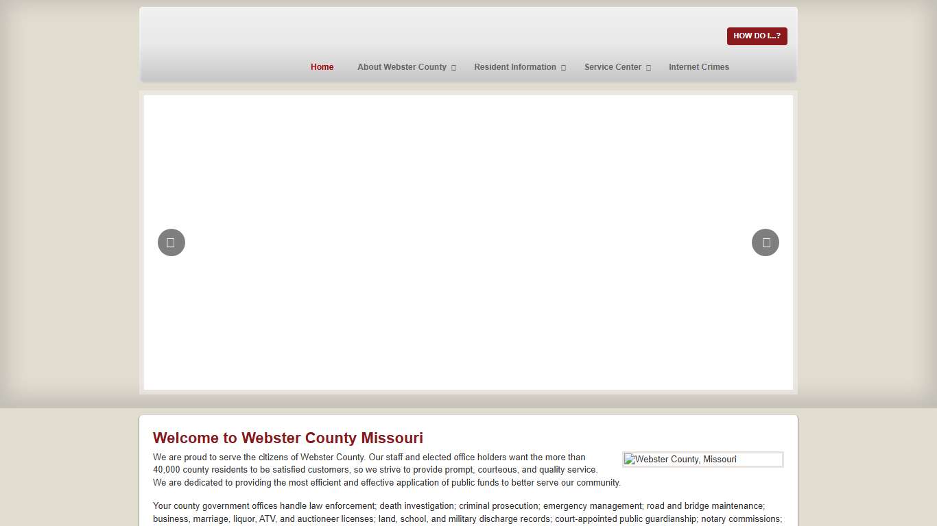 Webster County Missouri